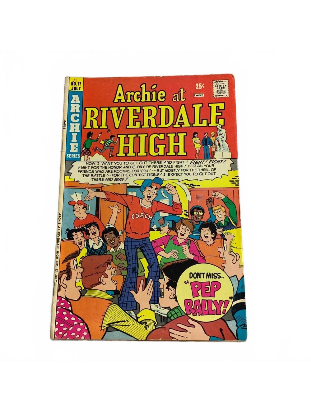 Archie at Riverdale High #17 1974 Archie Comics Pep Rally! Bronze Age